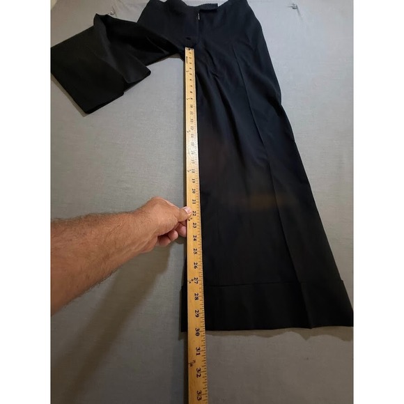 Stella‎ McCartney Pants Womens 40 Black Chino Wide Leg Ladies 30x30. - Picture 11 of 13